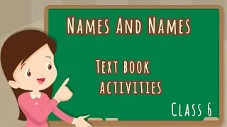 Thumbnail: CLASS 6  ENGLISH | CHAPTER 1 | text book activities