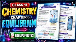 Thumbnail: Class 11 Chemistry Chapter 6 Notes | Equilibrium Chapter Notes | Free PDF Notes | NCERT | CBSE Board