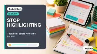 Thumbnail: Stop Highlighting Notes and Start Testing Recall