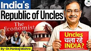 Thumbnail: Is India Really a 'Republic of Uncles'?  | भारत की सच्चाई या पश्चिमी Narrative? | Dr Pankaj Mishra