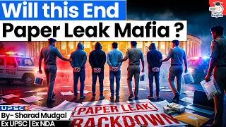 Thumbnail: Will This END Paper Leak Mafia? | New Anti-Paper Leak Bill Explained! | StudyIQ IAS English