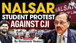 Thumbnail: NALSAR Student's Protest Against CJI Surya Kant | Details by Shashank Sir