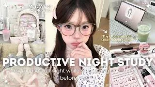 Thumbnail: How to Manage School & Late-Night Studying Without Ruining Your Sleep 🌃 || Must Watch! 📚