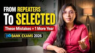 Thumbnail: REPEATERS⚠️ Don’t Take This Attempt Lightly | Repeaters Strategy for Bank Exam 2026