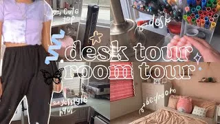 Thumbnail: how to have an aesthetic room ☁️ | desk tour, room tour, yesstyle code, etc.