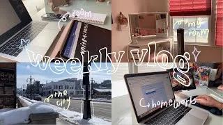 Thumbnail: weekly vlog ☕️ | studying, cooking, homework, journaling+more