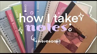 Thumbnail: how i take notes 📚 | materials i use and tips to write fast notes