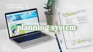 Thumbnail: a year after quitting bullet journaling... MY UPDATED PLANNING SYSTEM :)