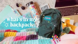 Thumbnail: WHAT’S IN MY BACKPACK // second year at ucla, first year back on campus! ʕ •ᴥ•ʔ ☆