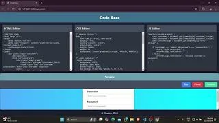 Thumbnail: Browser Based Code Editor