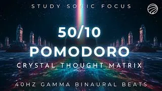 Thumbnail: 40Hz Gamma Binaural Beats Study Timer | Increase Concentration & Productivity