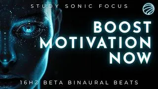 Thumbnail: Boost Motivation Now: 16Hz Beta Brainwaves Binaural Beats for ADHD Procrastination
