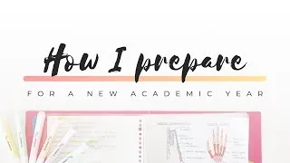 Thumbnail: How I prepare for a new academic year - Back to school 2019 | studytee