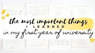 Thumbnail: The most important things I learned in my first year of university | studytee