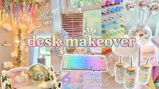 Thumbnail: desk makeover ☆˚.⋆ aesthetic, DIYs, pinterest inspired