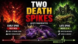 Thumbnail: Why Do Patients Die in Acute Pancreatitis? | Early Spike vs Late Spike