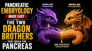 Thumbnail: The Two Dragon Brothers That Built the Pancreas | Pancreatic Embryology Made Easy