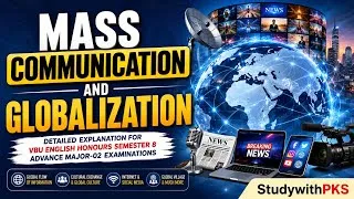 Thumbnail: Mass Communication and Globalization | VBU English Honours Semester 8 | Advance Major-02