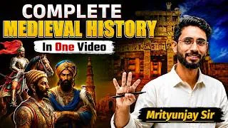 Thumbnail: Complete Medieval History  🔥 15 Hours ONE SHOT | 72nd BPSC Prelims 2026 | Mrityunjay Sir