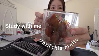 Thumbnail: studying until the ice melts into coffee