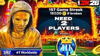 Thumbnail: THE #1 Ranked PLAYER on NBA2K26 went on a 157 GAME WINSTREAK... so i pulled up (NBA 2K26)