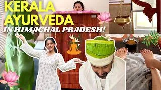 Thumbnail: I Tried Traditional Kerala Ayurveda in Himachal Pradesh ?! My Honest Experience!🌿