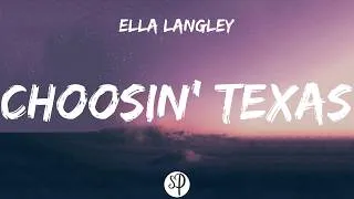 Thumbnail: Ella Langley - Choosin' Texas (Lyrics)