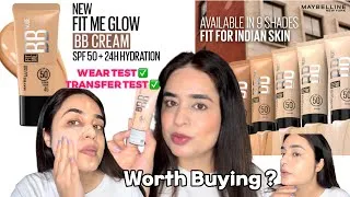 Thumbnail: *New Maybelline New York Fit me BB Nude BB Glow BB Cream swatches and Honest Review|| Worth buying?