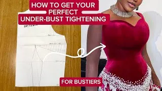 Thumbnail: How To Calculate Your UNDER-BUST Tightening For Different BUSTIERS | Two Quick Methods. 