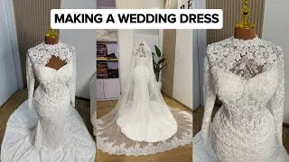 Thumbnail: Making a Wedding dress from Scratch: THE SEWING PROCESS. 