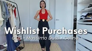 Thumbnail: What I Bought From My Wishlist | COS, Massimo Dutti, Zara, Uniqlo & Celine