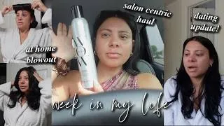 Thumbnail: A few days in my life // At home blowout, salon product haul, big dating update & more