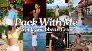 Thumbnail: What I Packed for a 2 Week Caribbean Cruise | Holiday Cruise Outfits, Shoes & Formal Night Dresses