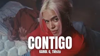 Thumbnail: KAROL G, Tiësto - CONTIGO (Letra/Lyrics)