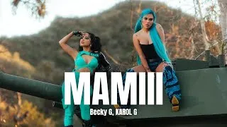 Thumbnail: Becky G, KAROL G - MAMIII (Letra/Lyrics)