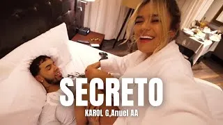 Thumbnail: Anuel AA, Karol G - Secreto (Letra/Lyrics)