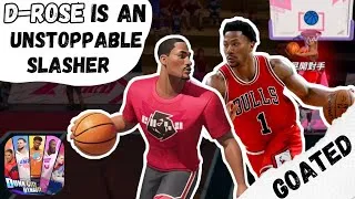 Thumbnail: Derrick Rose is an UNSTOPPABLE SLASHER | Overview + Tips and Tricks | Dunk City Dynasty