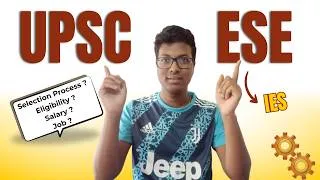 Thumbnail: India ka Most Underrated Government Job for Engineers | UPSC ESE / IES Explained