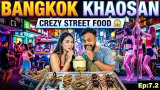 Thumbnail: EP7.2 || crezy Bangkok Nightlife Shock 😳 Scorpion, Snake&Wild Khaosan Road Experience ||Full in Ep:7