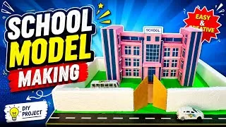 Thumbnail: How to Make School Model with Cardboard | Easy & Creative DIY School Project