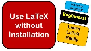 Thumbnail: Overleaf Tutorial for Beginners (in Hindi) | Use Latex without Installation