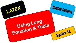 Thumbnail: Dealing with Long Equations and Tables in LaTeX (in Hindi) | Latex Tutorial for Beginners