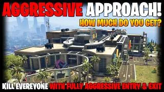 Thumbnail: Insane AGGRESSIVE Approach Kortz Center Heist! GTA Online