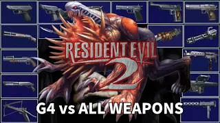 Thumbnail: Resident Evil 2 (1998) William Birkin G4 vs ALL Weapons