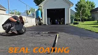 Thumbnail: My driveway seal coating ❤️❤️