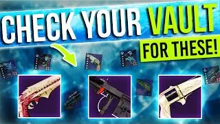Thumbnail: CHECK YOUR VAULT! These Crafted Weapons Are GOD TIER (Destiny 2)