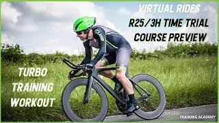 Thumbnail: R25/3H Cycling Time Trial Course Preview - Indoor Turbo Training
