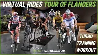 Thumbnail: Virtual Rides Tour of Flanders Indoor Cycling Turbo Training Workout