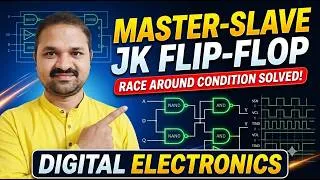 Thumbnail: Master-Slave JK Flip-Flop | Circuit, Working & Waveforms | Race Around Condition|Digital Electronics