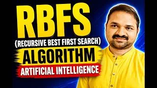 Thumbnail: RBFS (Recursive Best First Search) Algorithm | Solved Example Step-by-Step | Artificial Intelligence